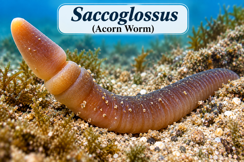 Saccoglossus (Acorn Worm): Classification & Facts | Zoologyverse Saccoglossus (Acorn Worm) Classification & Facts