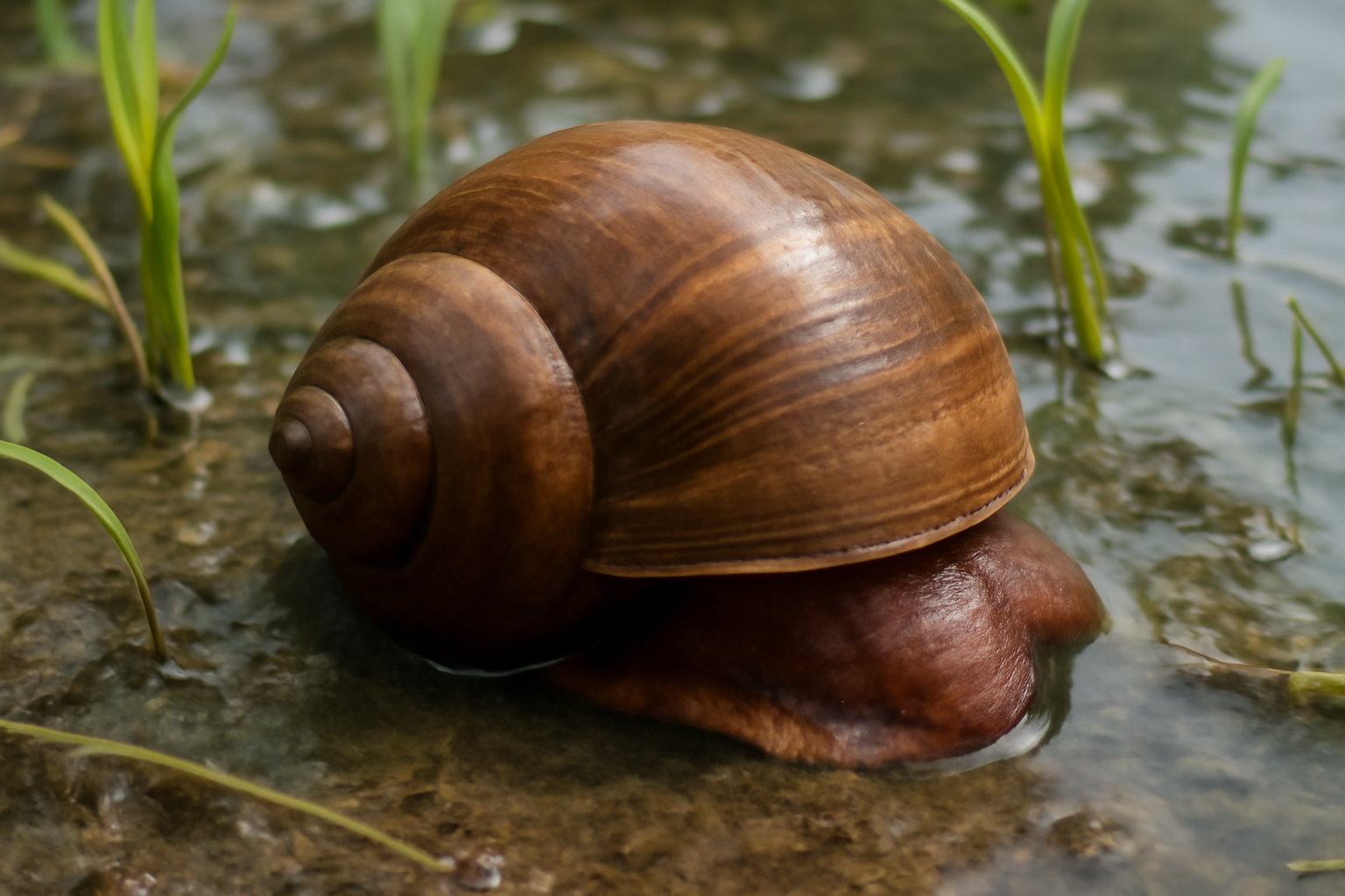 Pila globosa (Apple Snail)