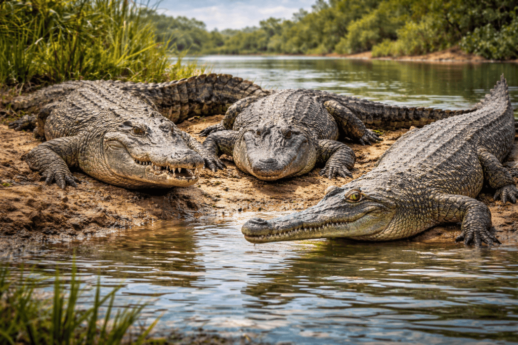 Crocodile vs Alligator vs Gharial
