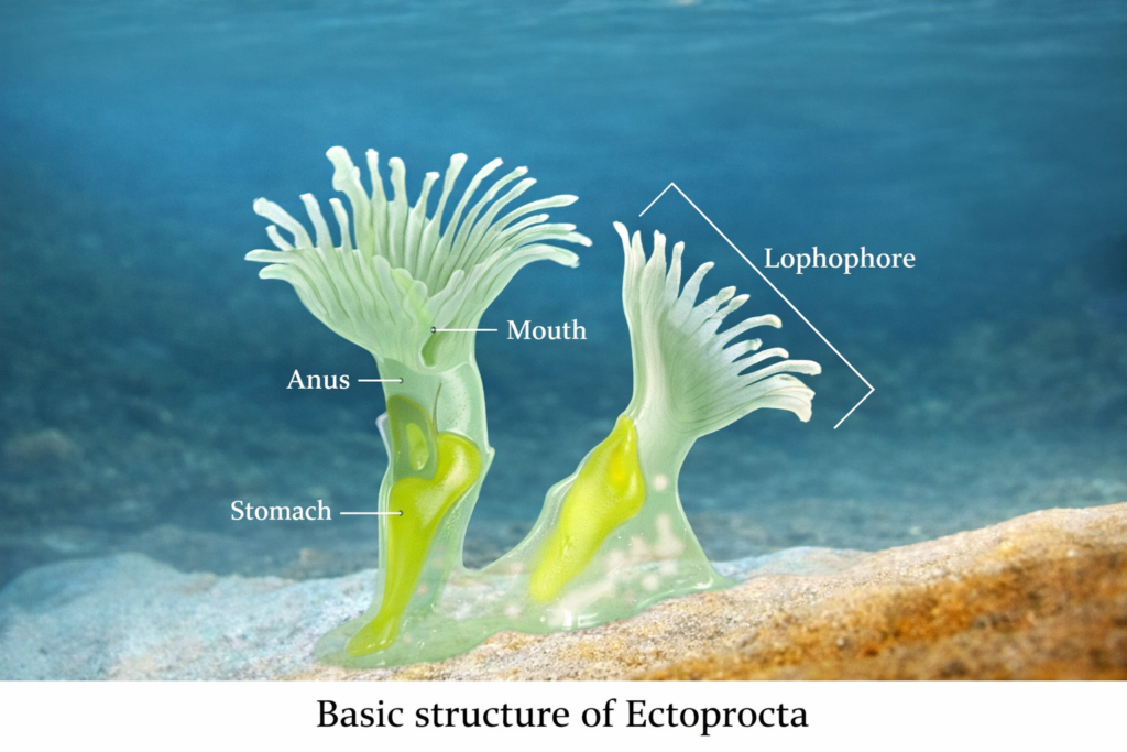 Basic structure of Ectoprocta