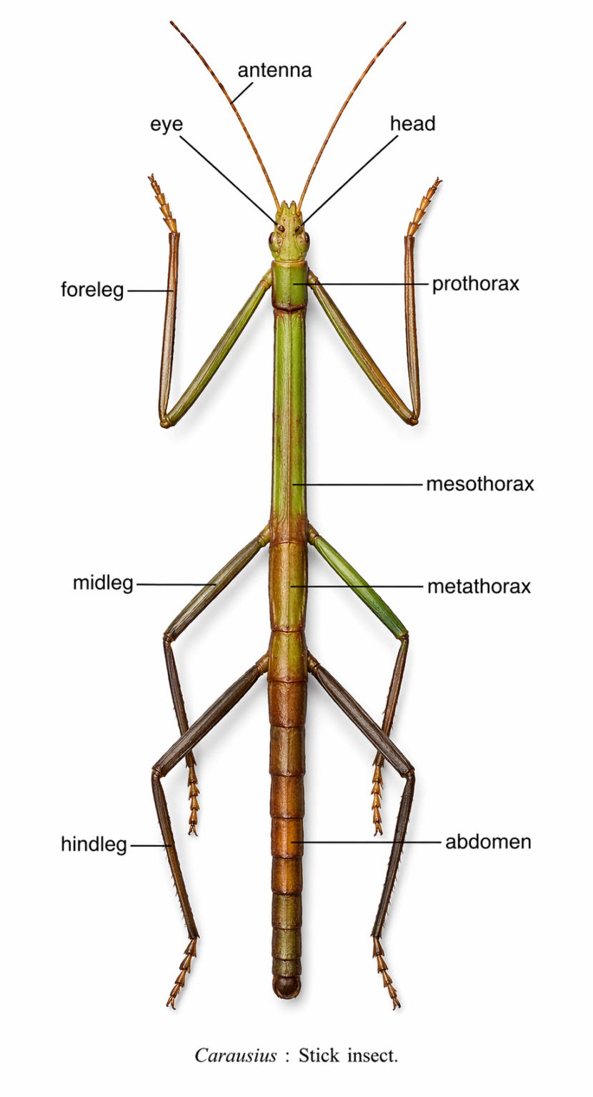 Carausius (Stick Insect) | Zoologyverse