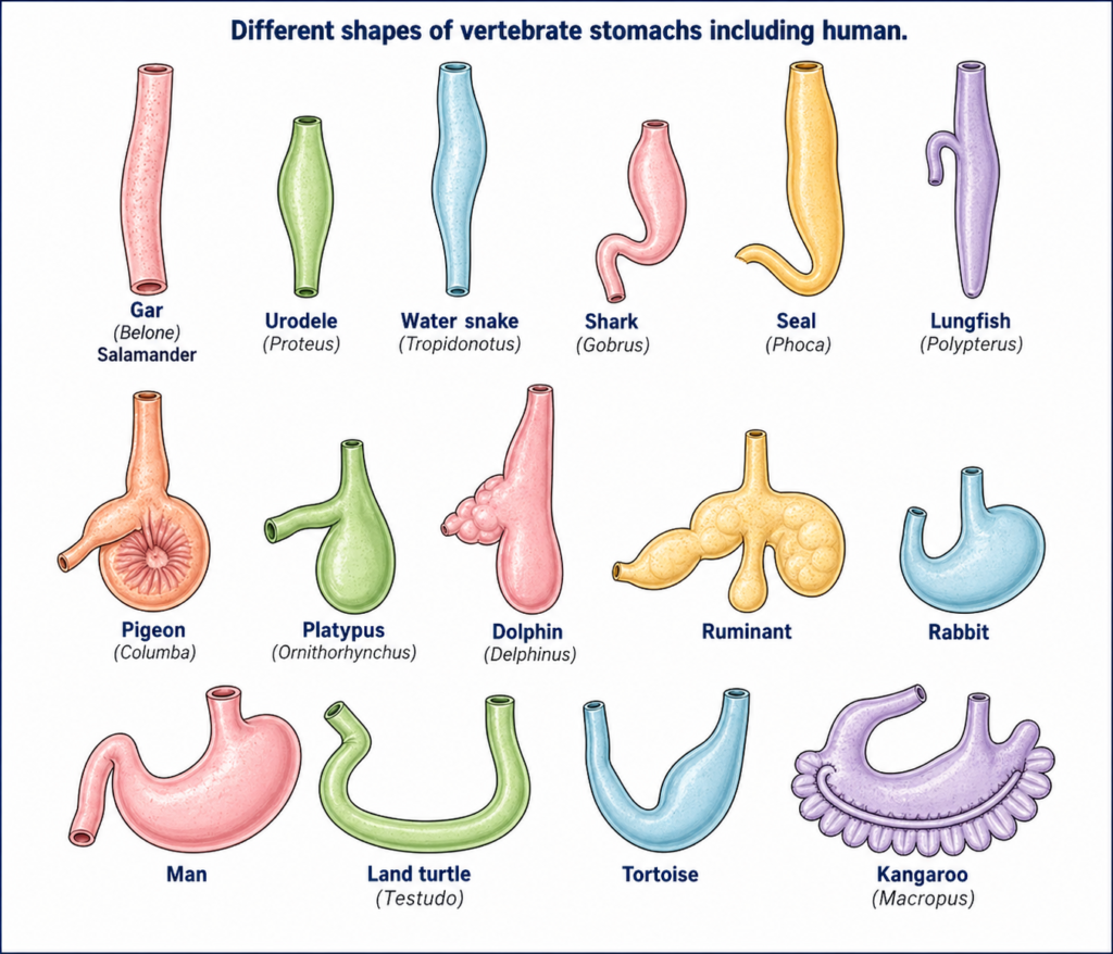 Digestive System in Vertebrates