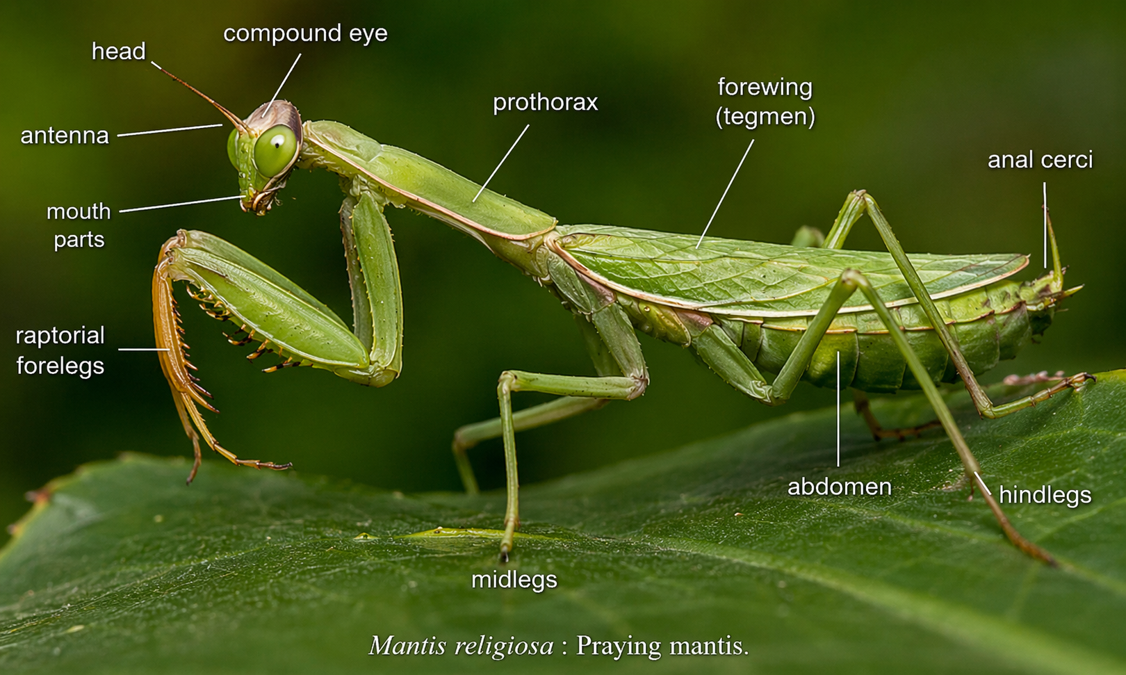 Mantis religiosa (Praying Mantis)