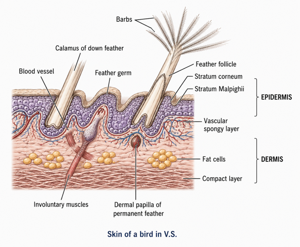 Integument or Skin and its Derivatives in Vertebrates