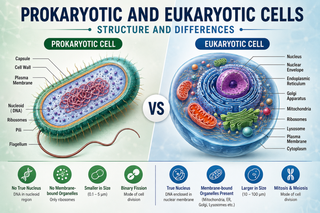 Differences Between Prokaryotic and Eukaryotic Cells