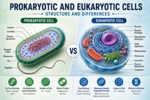 Concept of Prokaryotic and Eukaryotic Cells: Differences Between Prokaryotic and Eukaryotic Cells
