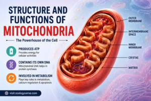Structure and Functions of Mitochondria: Diagram, Parts & Functions