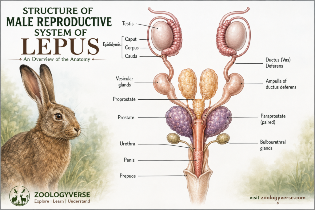 Structure of Male Reproductive System of Lepus