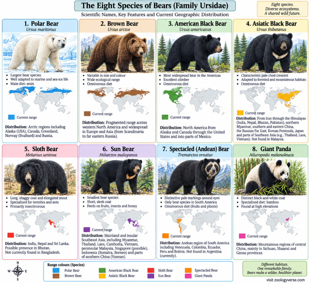 Types of Bears: All 8 Species in the World Explained