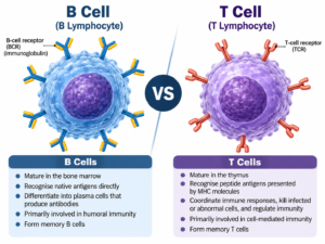 B Cells vs T Cells: Differences and Functions