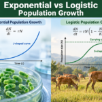 Exponential vs Logistic Population Growth